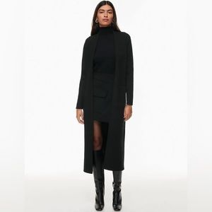 Babaton Ty Long Cardigan in Black